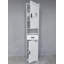 Armoire de rangement pour salle de bain avec 2 portes de grange et 1 tiroir, unité de rangement étroite, tablettes réglables-450521081