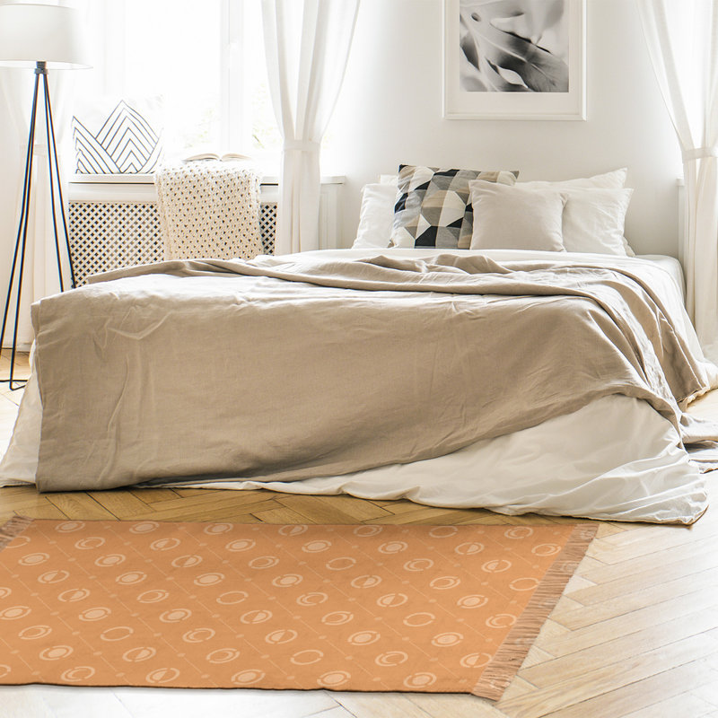 Tapis de la lune phases orange, Non