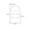 Tablette moderne en arche de fer-1558914396