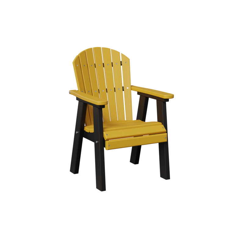 KIDS Outdoor Dining Armchair, Yellow/Black