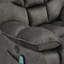 Fauteuil inclinable électrique lève-personne de 43,3 po Naimah avec chauffage, massage et ports USB / Type-C - Revêtement en microfibre-962444329