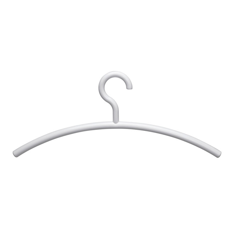 Plastic Standard Hanger for Dress/Shirt/Sweater, White