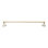 Porte-serviettes mural en porcelaine de style rétro en laiton massif et supports par Strom Living