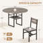 Ensemble de table de salle à manger 5 pièces 39,4 "pour 4 tables de cuisine et chaises-1768312928