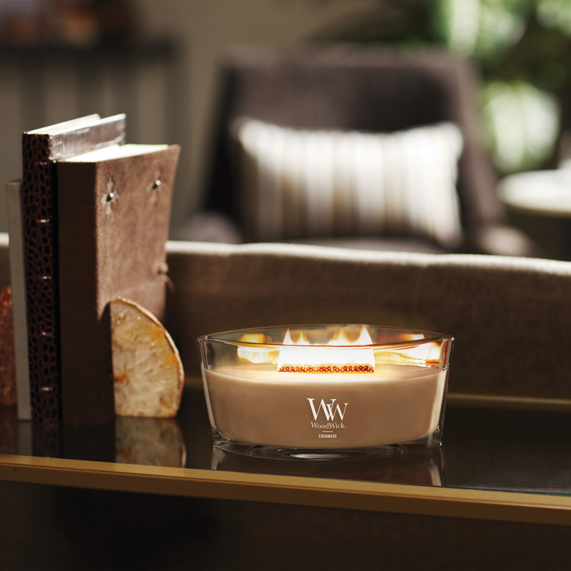 Bougie WoodWick® Chai Ellipse, Brun moyen