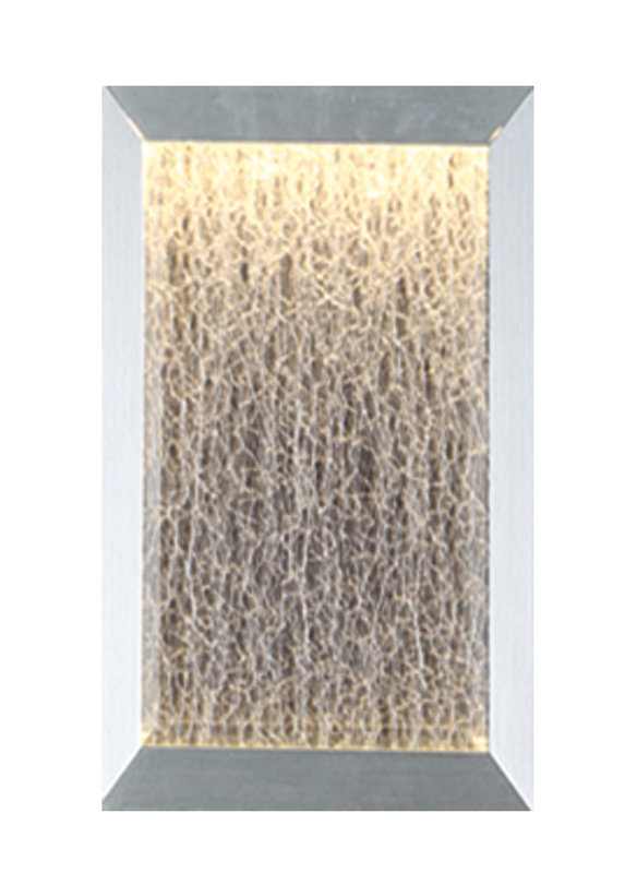 Robinette Flush Mounted Sconce, Brushed Aluminum
