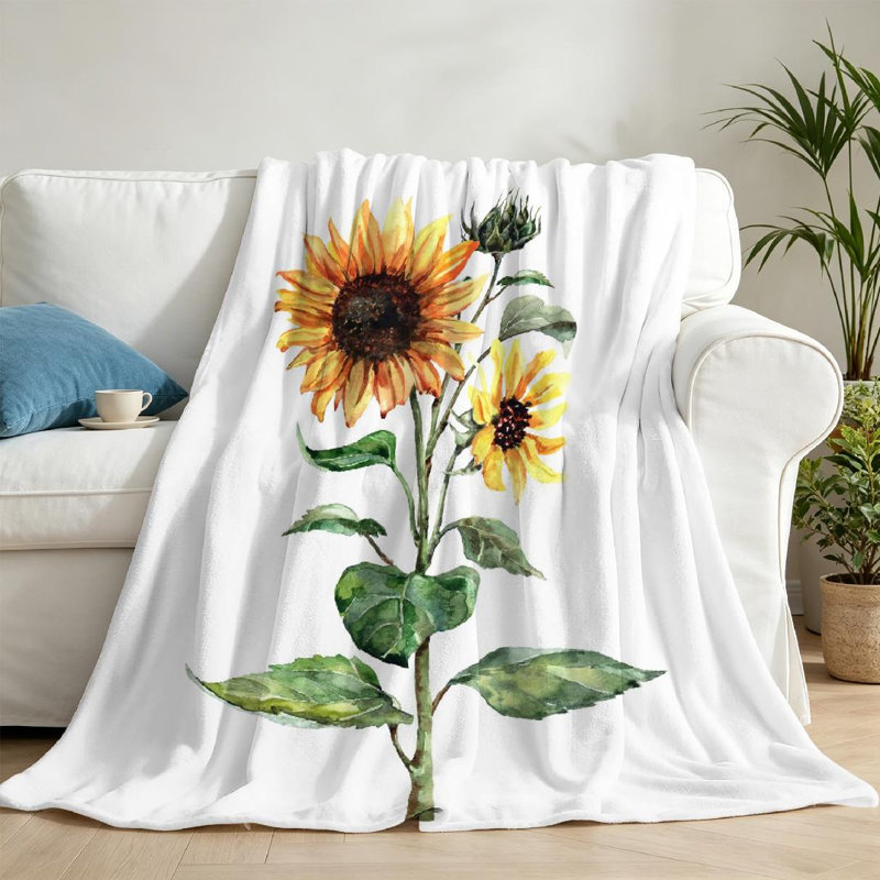 Jeté en flanelle transparente, molleton ultra doux, Throw 50" x 60"