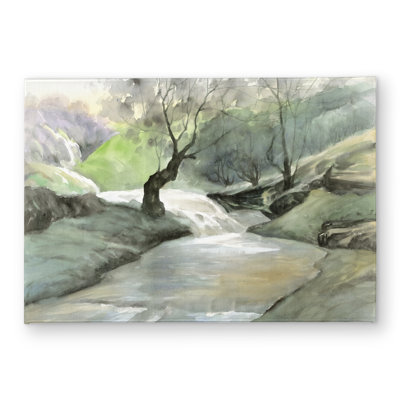 Oasis of Relaxation - Trees Landscapes Indoor Outdoor Mat