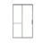 Ove Decors Zora 48 In. W X 78.75 In. H Sliding Clear Straight Alcove Shower Door-109271747
