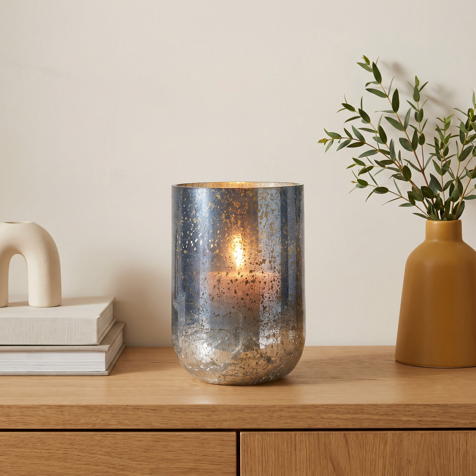 Caz Scented Jar Candle, Large Radiant Glass