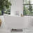 54" X 28" Freestanding Soaking Acrylic Bathtub-89293984