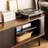 Simple design solid wood TV cabinet-106690876