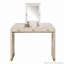Bureau de coiffeuse classique en bois avec miroir rabattable, design 3 en 1 pour chambre à coucher, rangement spacieux et finition élégante-1236091791