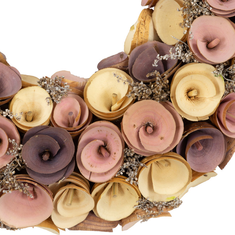 Couronne en faux bois assorti 12 po