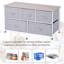 5 Drawer Horizontal Storage Cube Dresser, Accent Chest, Entryway Cabinet, Accent Cabinet