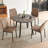 37-Inch Round Table With 4 Chairs-106912940