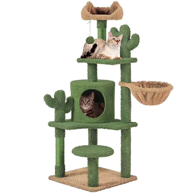 Pulcherie 135cm H Cat Tree