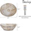 Lavabo pour salle de bain 13,2 po Davivy