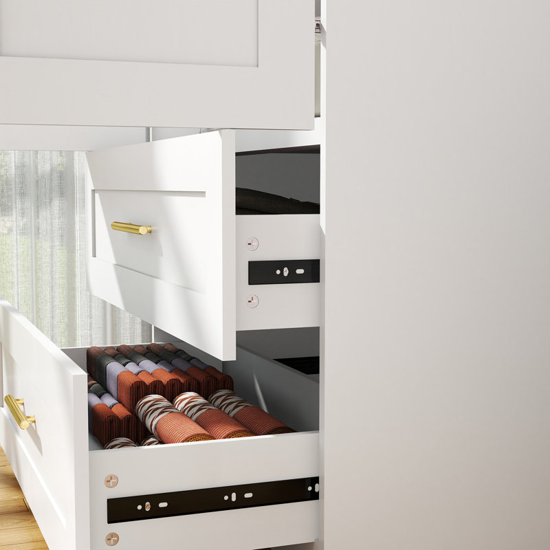 Bedroom Armoire Wardrobe with Drawers