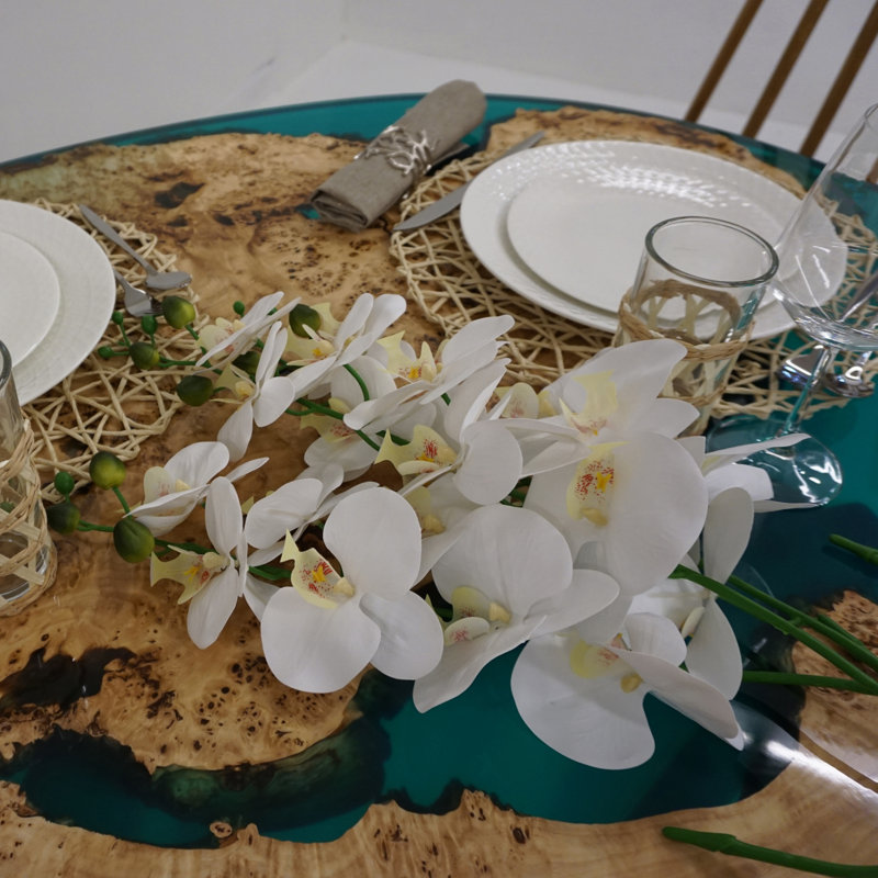 Maple Oval Solid Wood Dining Table