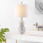 Lampe de table argentée 20 po Shenna