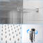 Système de douche à pluie haute pression 2 fonctions, ensemble de robinet de baignoire