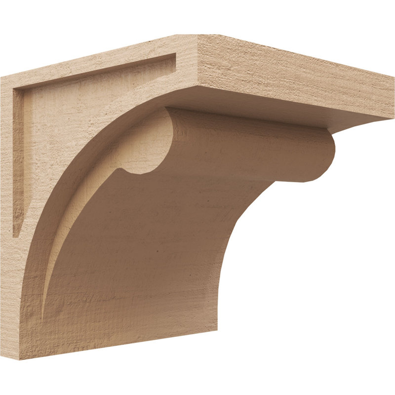 Bois de cèdre brut Viola TimberThane Corbel, apprêté brun clair, H 11 po x l 11 po x P 11 po