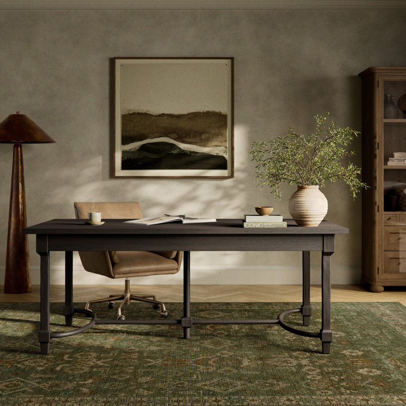 Edison Desk, Smoked Black