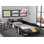 Lit simple voiture de course Delta pour enfants, noir 