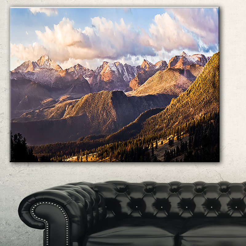 « cloud over long », reproduction de photo sur toile, H 20 po x l 20 po x P 1 po