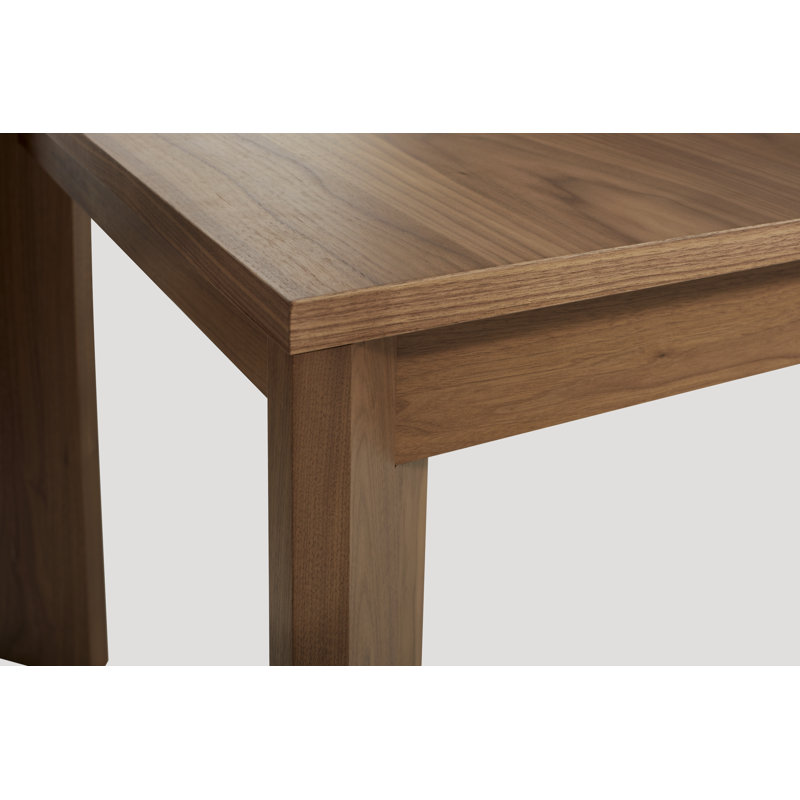 Moreover Solid Wood Dining Table, Walnut, 37" W x 84" L
