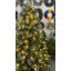 Arbre de Noël artificiel floqué avec pommes de pin-1424631746