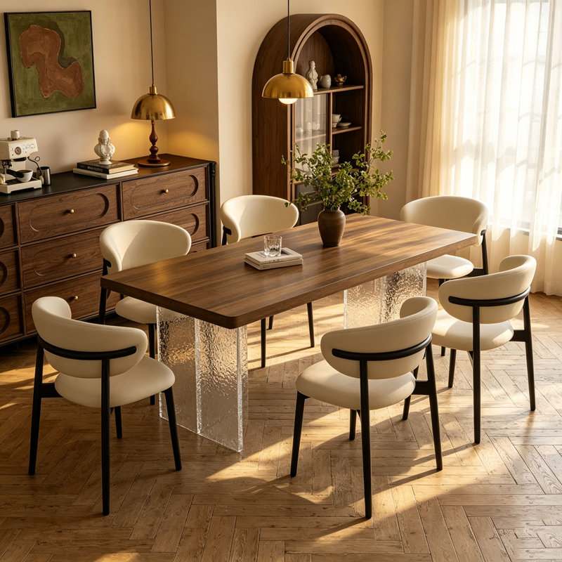 Table en pierre frittée acrylique, H 29,5 po x l 63 po x P 31,5 po, 7