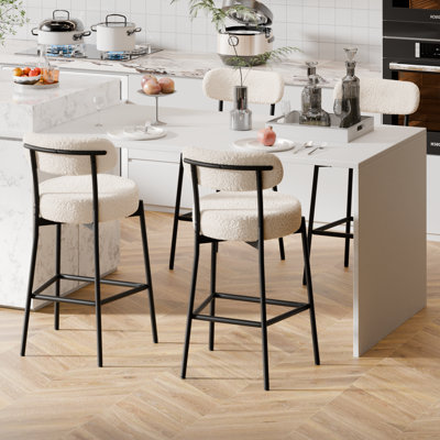 Upholstered Counter Height Bar Stool