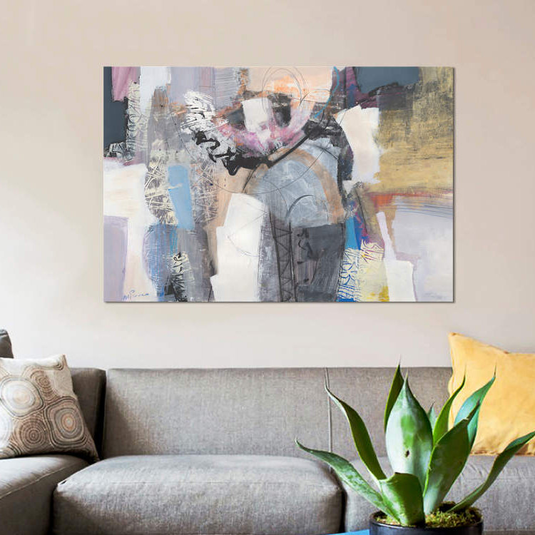 « è ok », reproduction sur toile, H 40 po x l 60 po x P 1,5 po