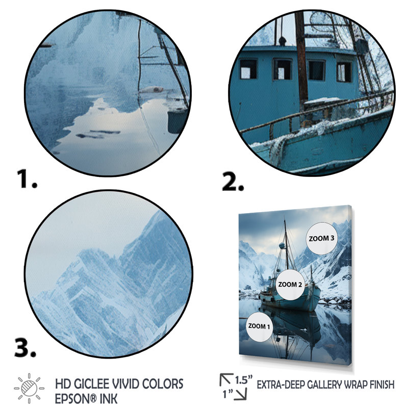 Alaska Glacial Journey_Landscapes, impressions sur toile, H 40 po x l 30 po x P 1,5 po
