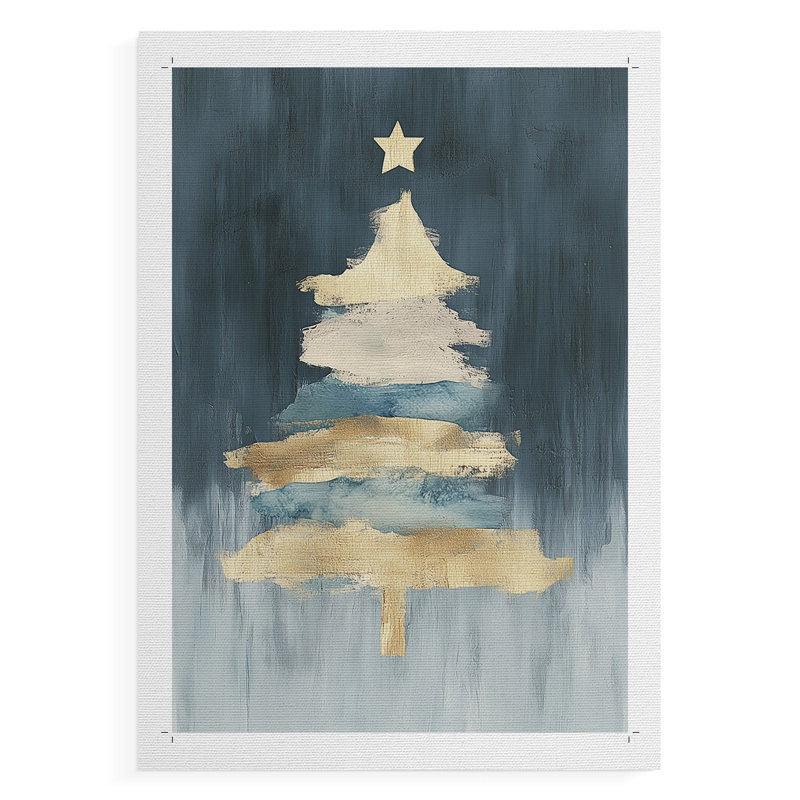 Christmas Holiday Art CC - impression sur toile seulement - NON-CADRE, H 12 po x l 8 po