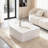 Modern Square Coffee Table , No Assembly Required, Stylish Living Rooms