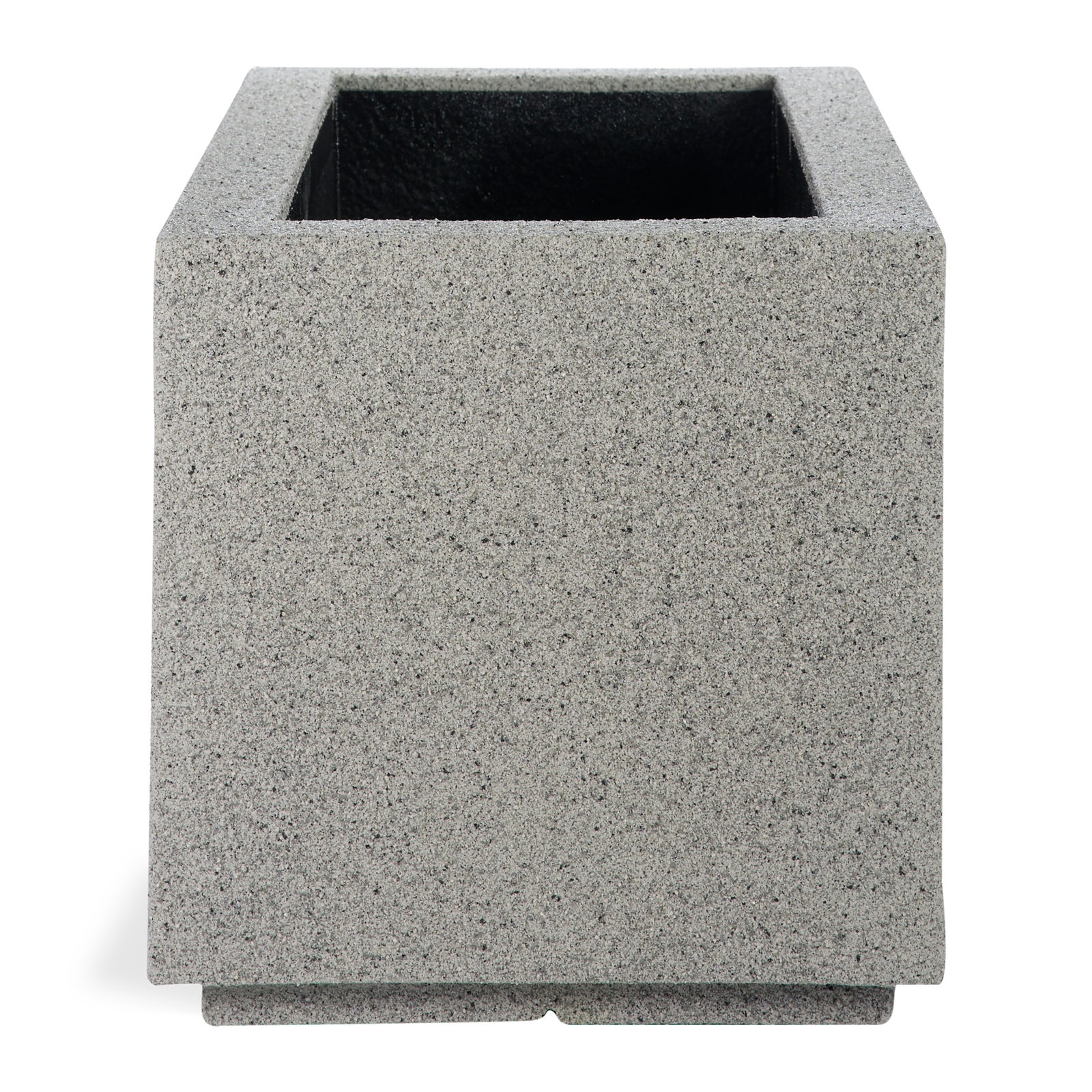 Gita 36" Planter Box, Gray Granite