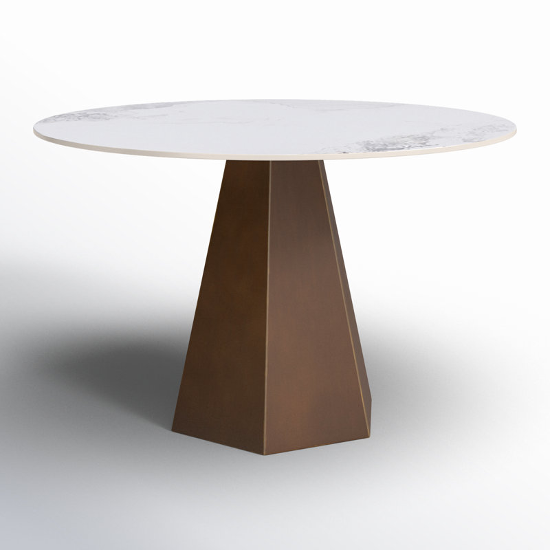 Acacia Round Solid Wood Dining Table