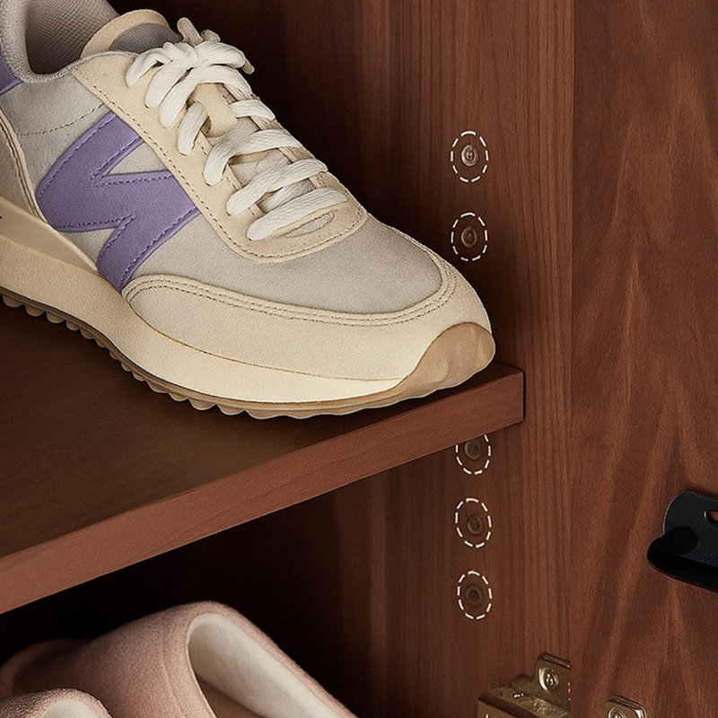 Rangement à chaussures rétro et pratique