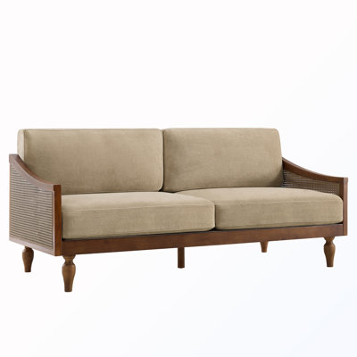3-seat Sofa with Armrests and Legs