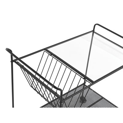 Savell Metal Bar Cart