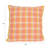 Square Plaid Woven Cotton Pillow