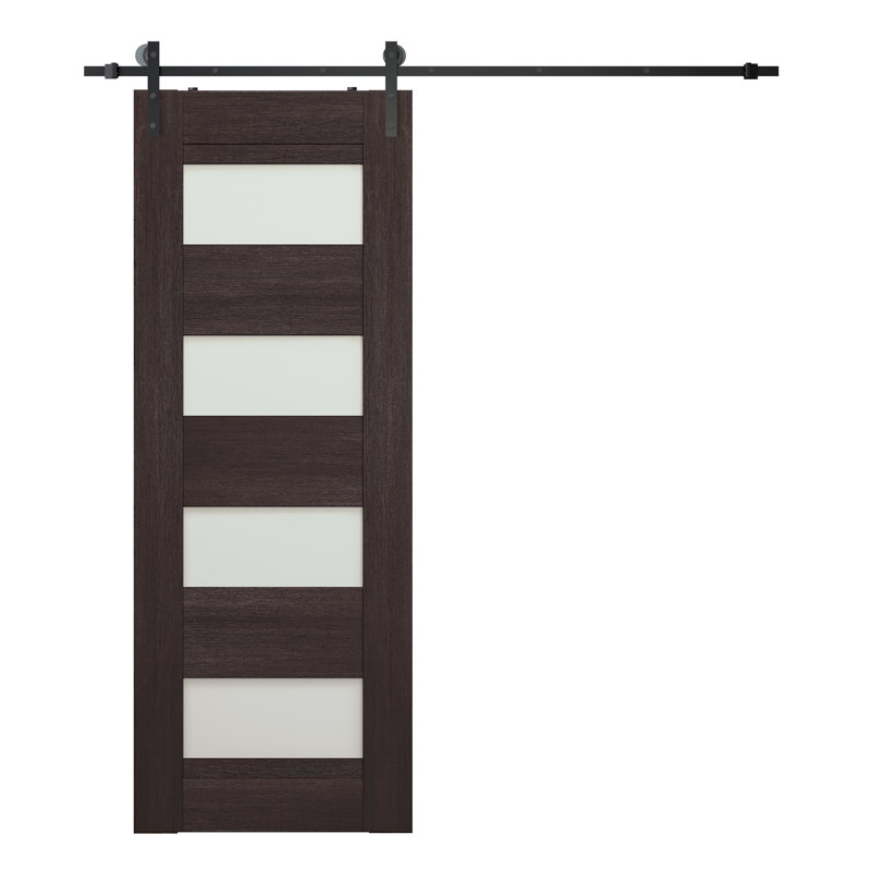 Porte de grange Avon, Chêne Veralinga, 31,75 po x 79,37 po