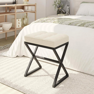 Caleob Metal Accent Stool