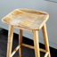 Tabouret de bar en bois massif