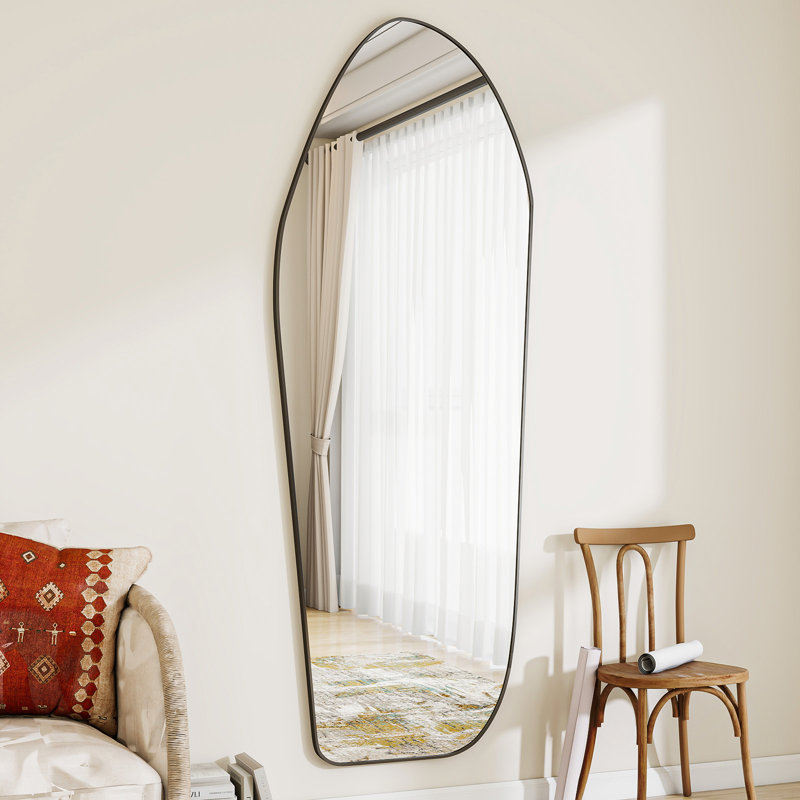 Miroir asymétrique pleine longueur, Noir