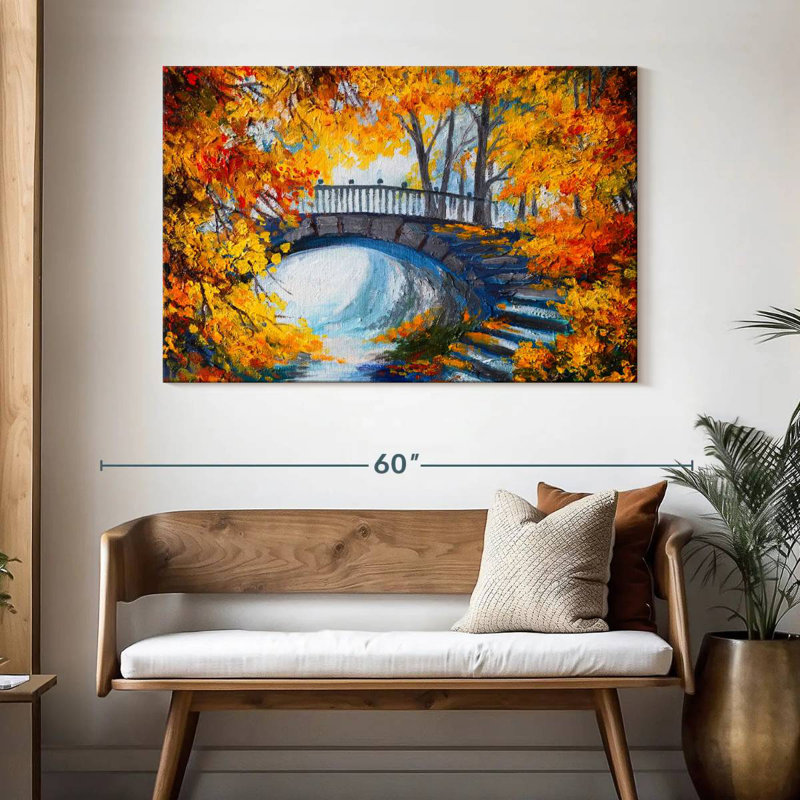 Lilie l'automne, H 32 po x l 48 po