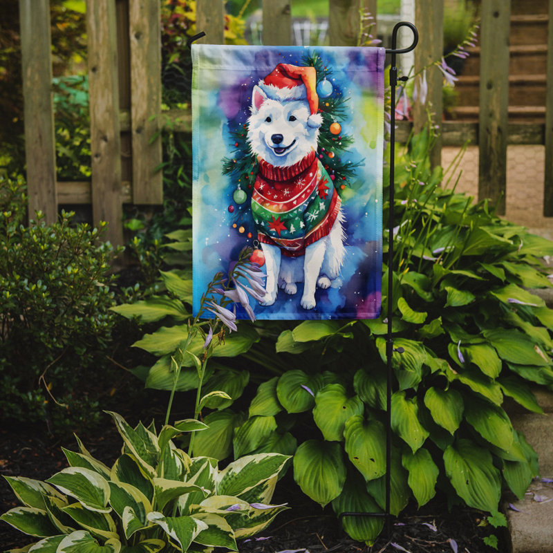 Drapeau de jardin en polyester , H 15,5 po x l 11,25 po